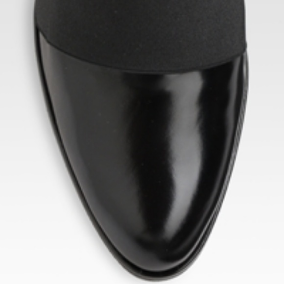 Stuart Weitzman Black Zoliver Band Loafers - Picture 2 of 4